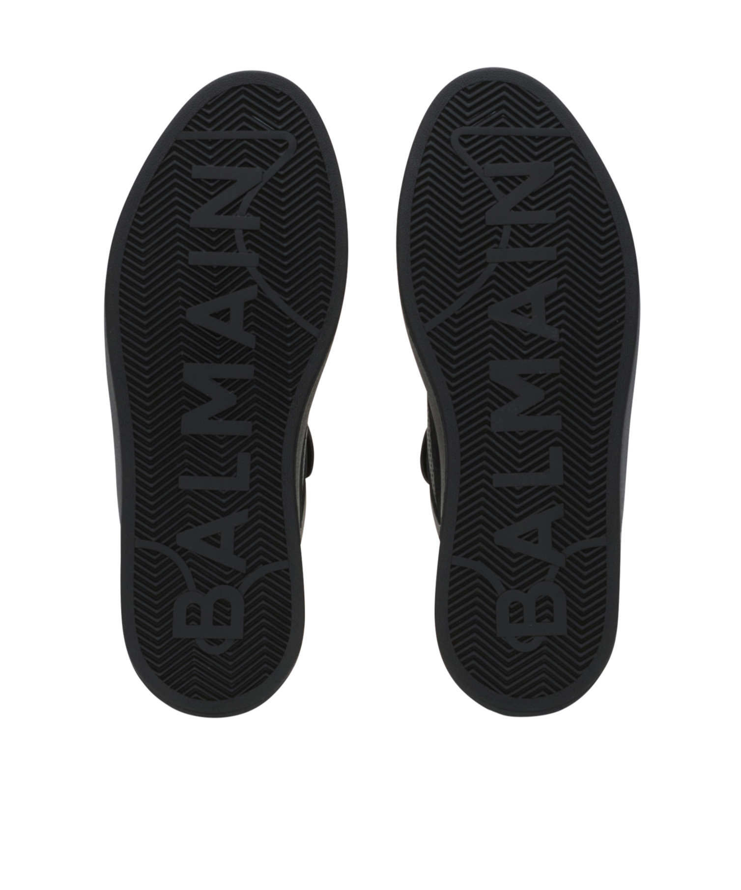 Balmain B-court Flip Sneakers In Black