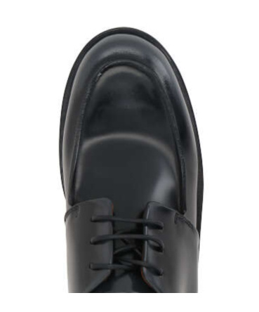 Marsèll Calf Leather Derby Shoes In Black