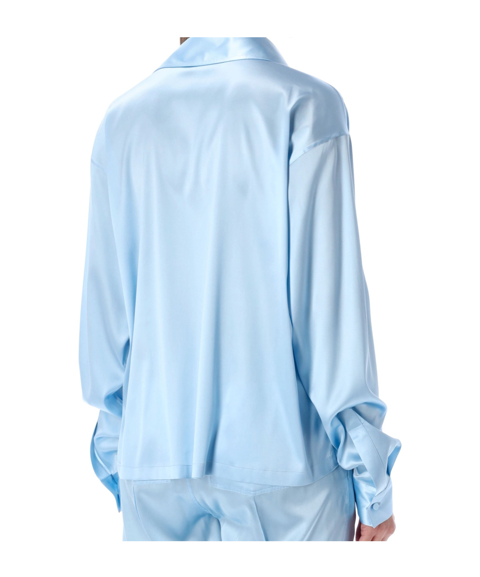 Tom Ford Long Sleeve Shirt In Blue