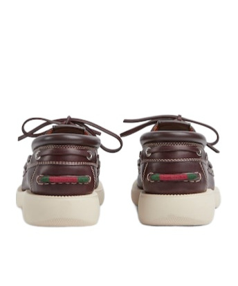 Gucci Round-head Casual Shoes In Brown