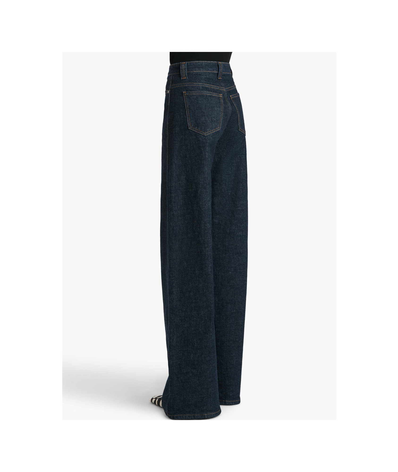 Khaite Wide-leg Dane Jeans In Blue