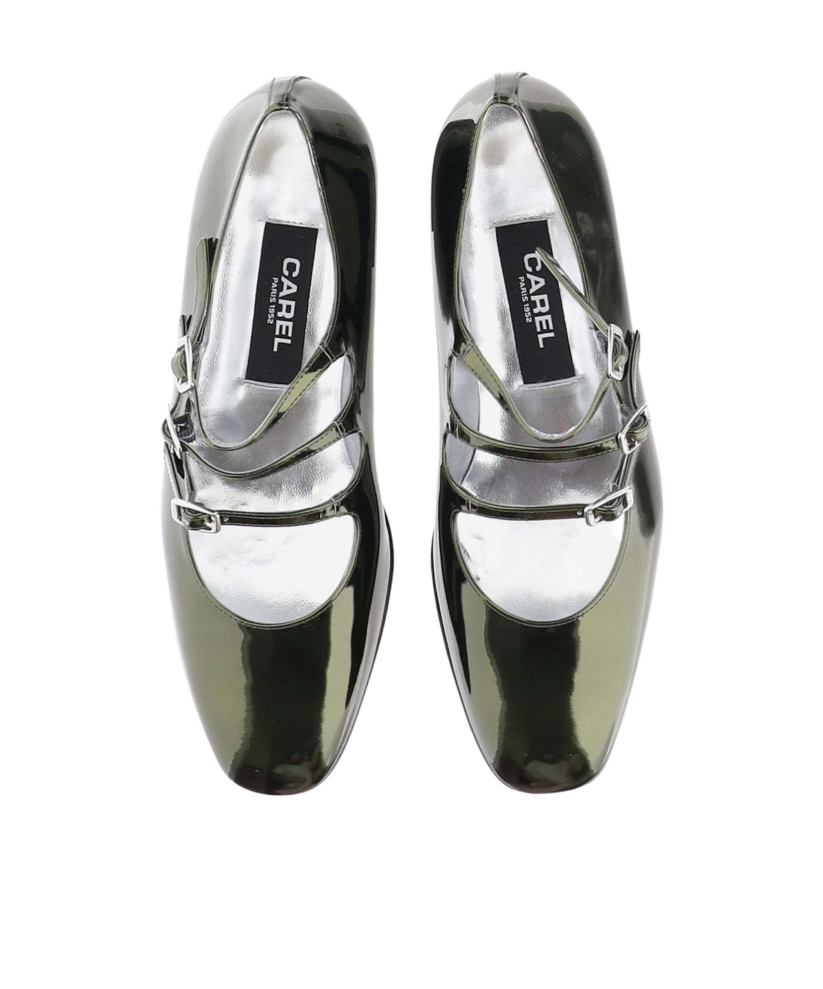 Carel Paris Ariana Green Mary Jane Pump In Black