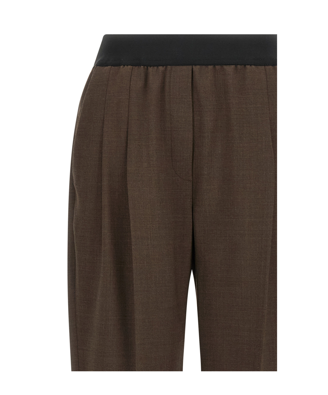 Loulou De Saison Niro Straight-leg Pants In Brown