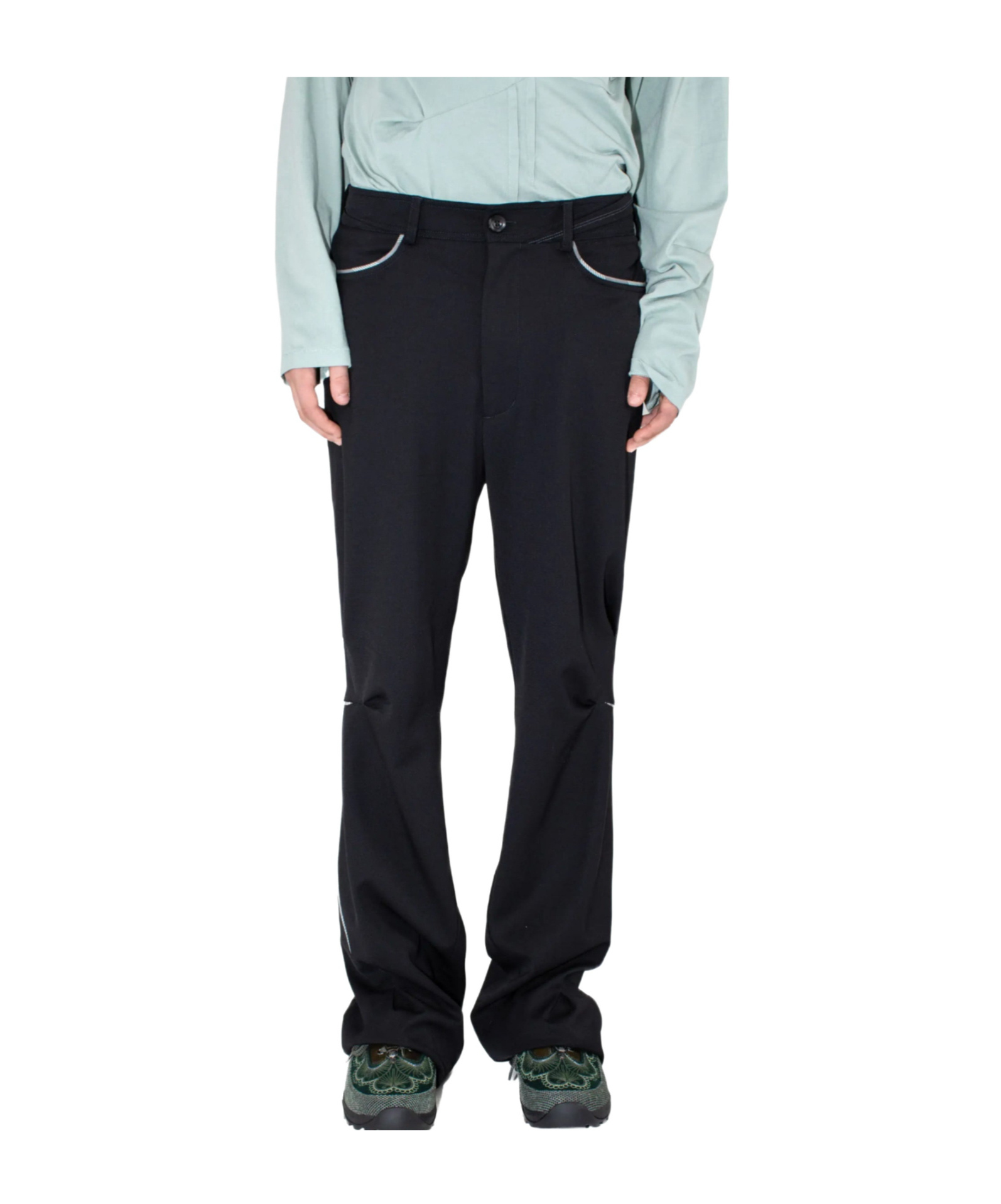 パンツ Kiko Kostadinov McNAMARA UNIFORM TROUSER Kiko Kostadinov Mcnamara Uniform Trousers Jet In Black