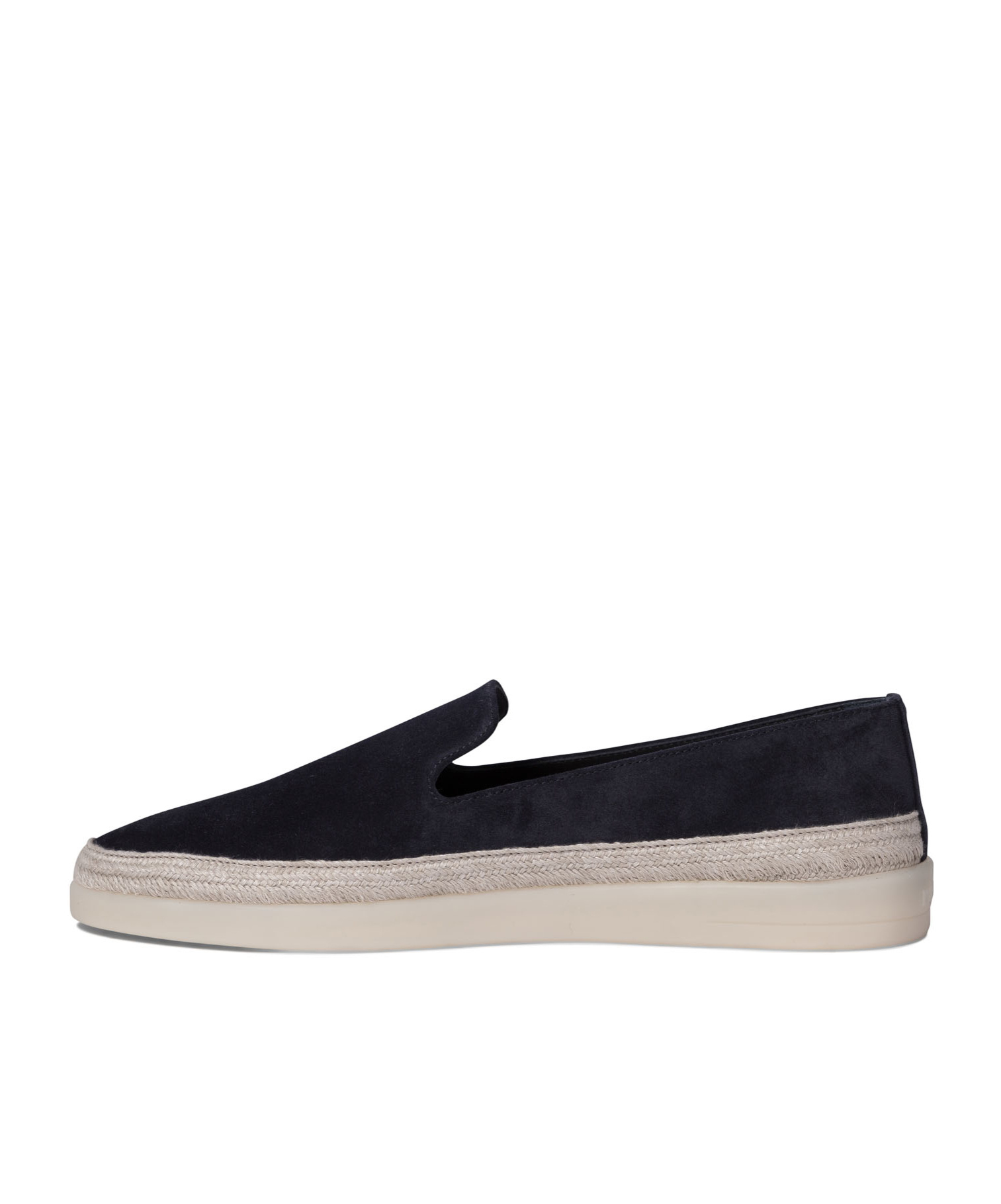 Prada Suede Loafers With Espadrille Sole And Round Toe In Blue
