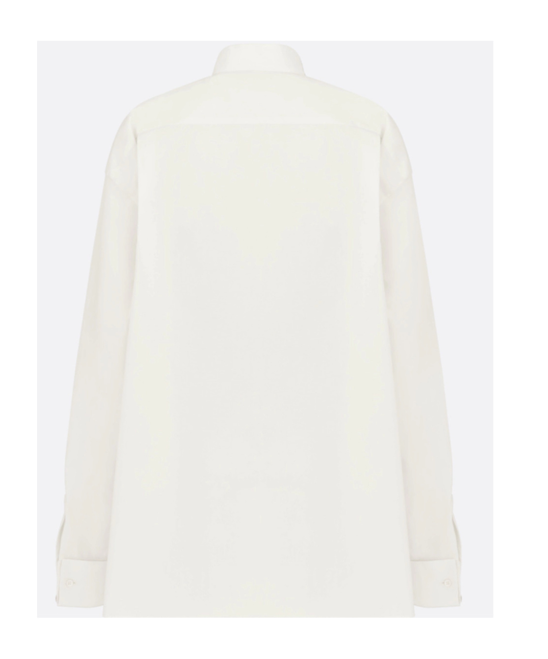 Dior Honey-embroidered Long-sleeved Shirt In White