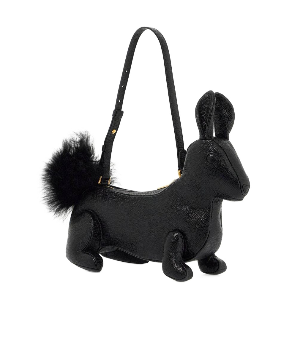 THOM BROWNE THOM BROWNE SQUIRREL-MOTIF ZIPPED SHOULDER BAG