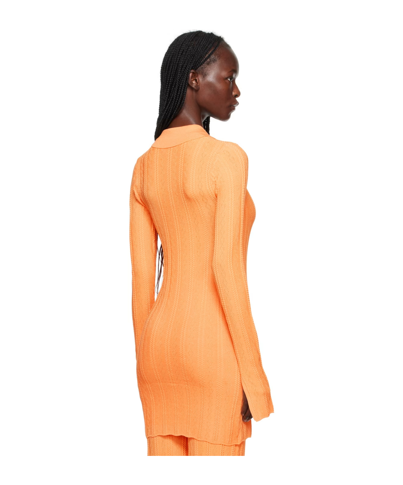 Remain Birger Christensen Button-down Cardigan In Orange