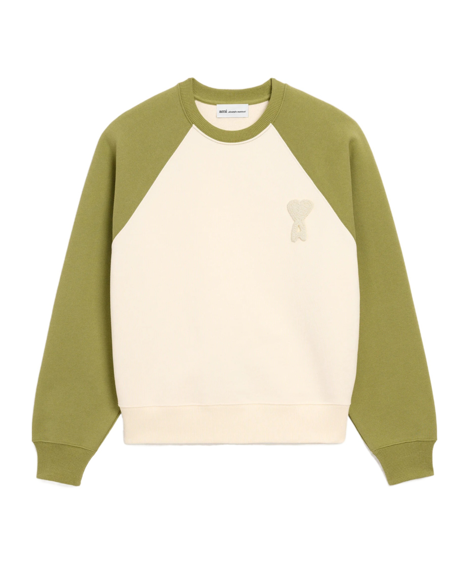 Ami Alexandre Mattiussi Long-sleeved Sweatshirt In White