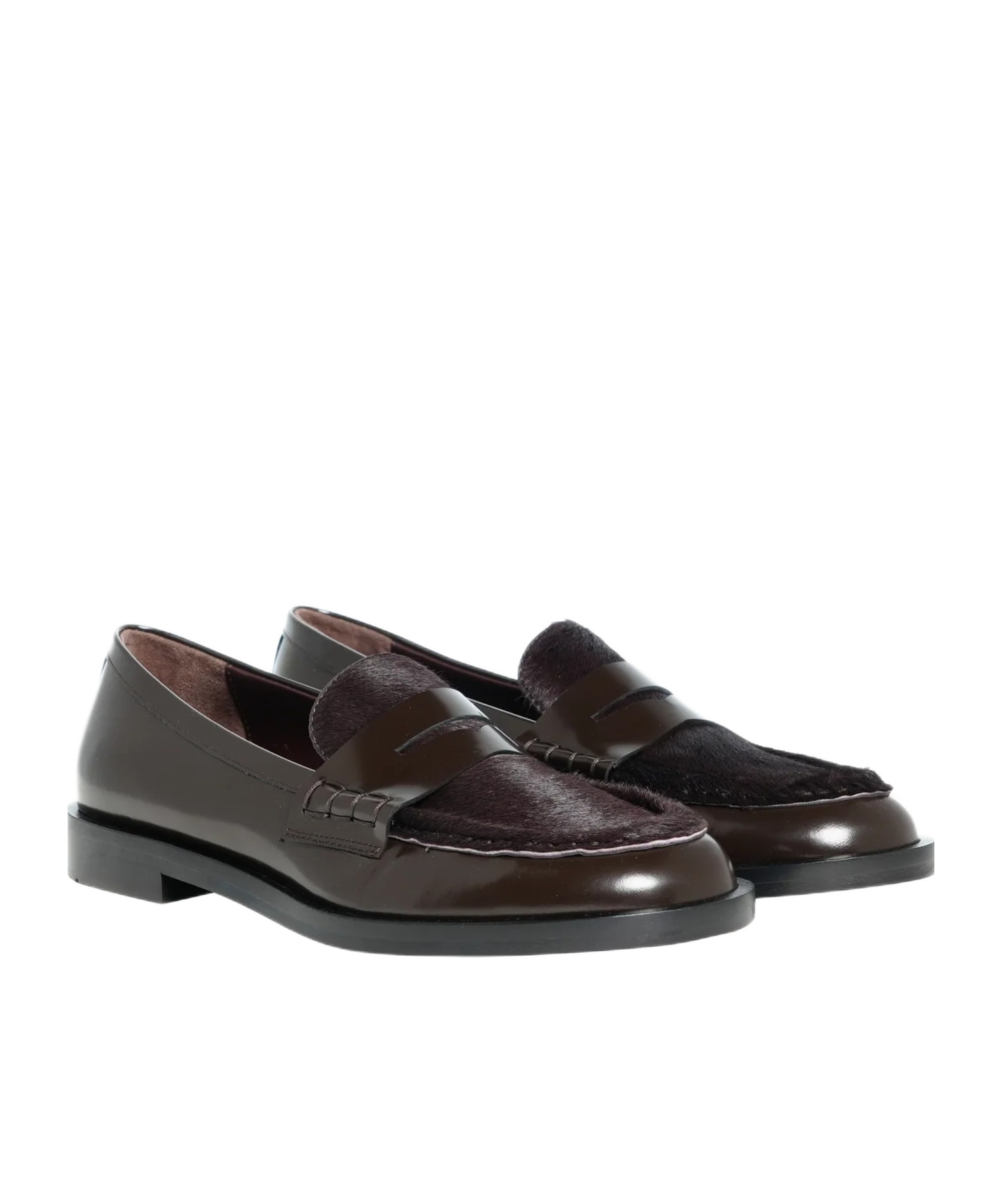 Roberto Festa Round-toe Loafers In Black