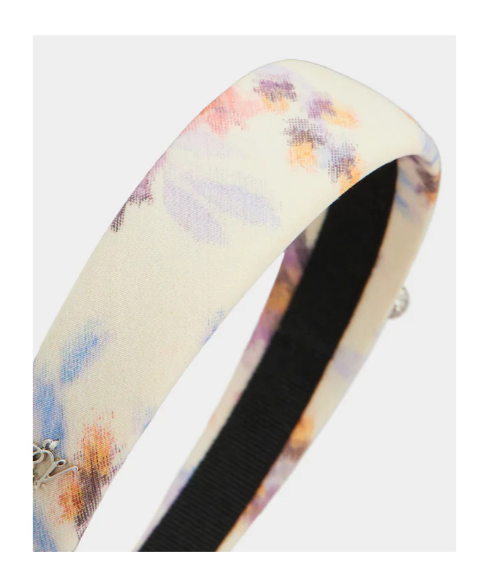 Roger Vivier Hairband In Fabric In Multi