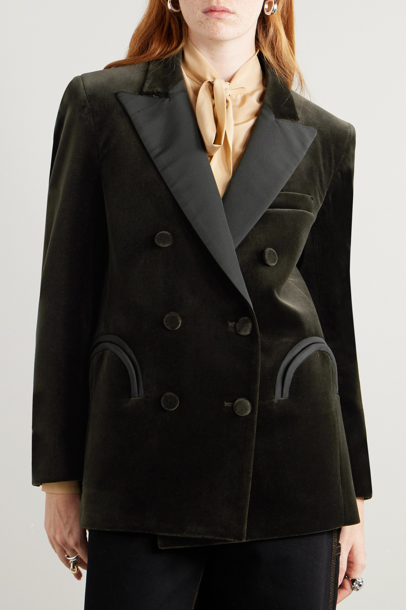 Blazé Milano Long Sleeved Suit Jacket In Black