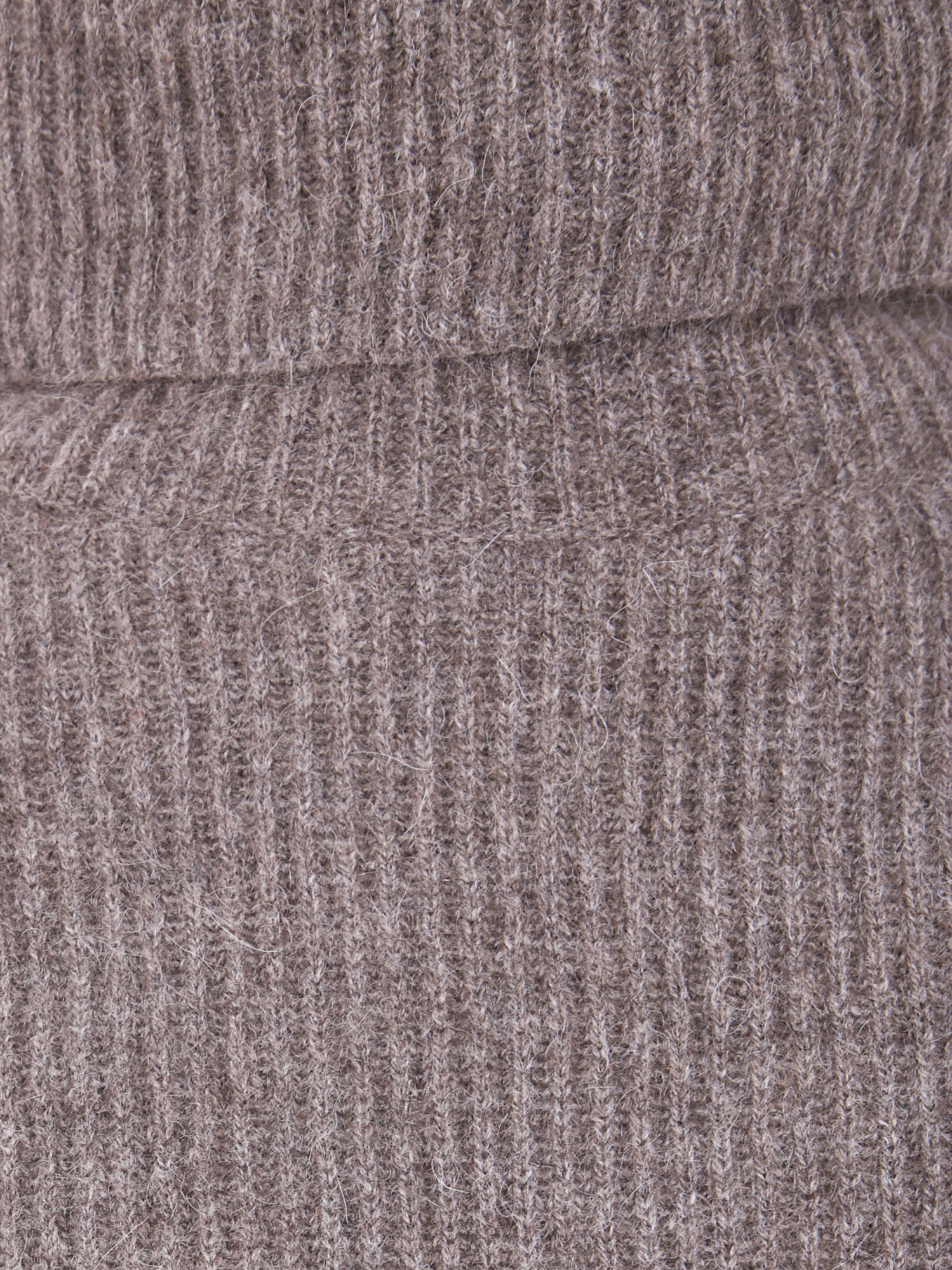 Uma Wang High Neck Sweater In Brown