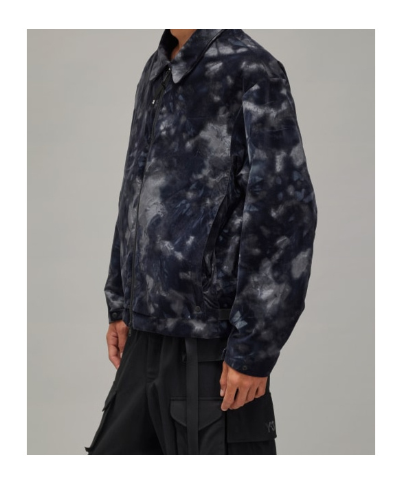 Y-3 Tie Dye Cotton Blend Vest In Black