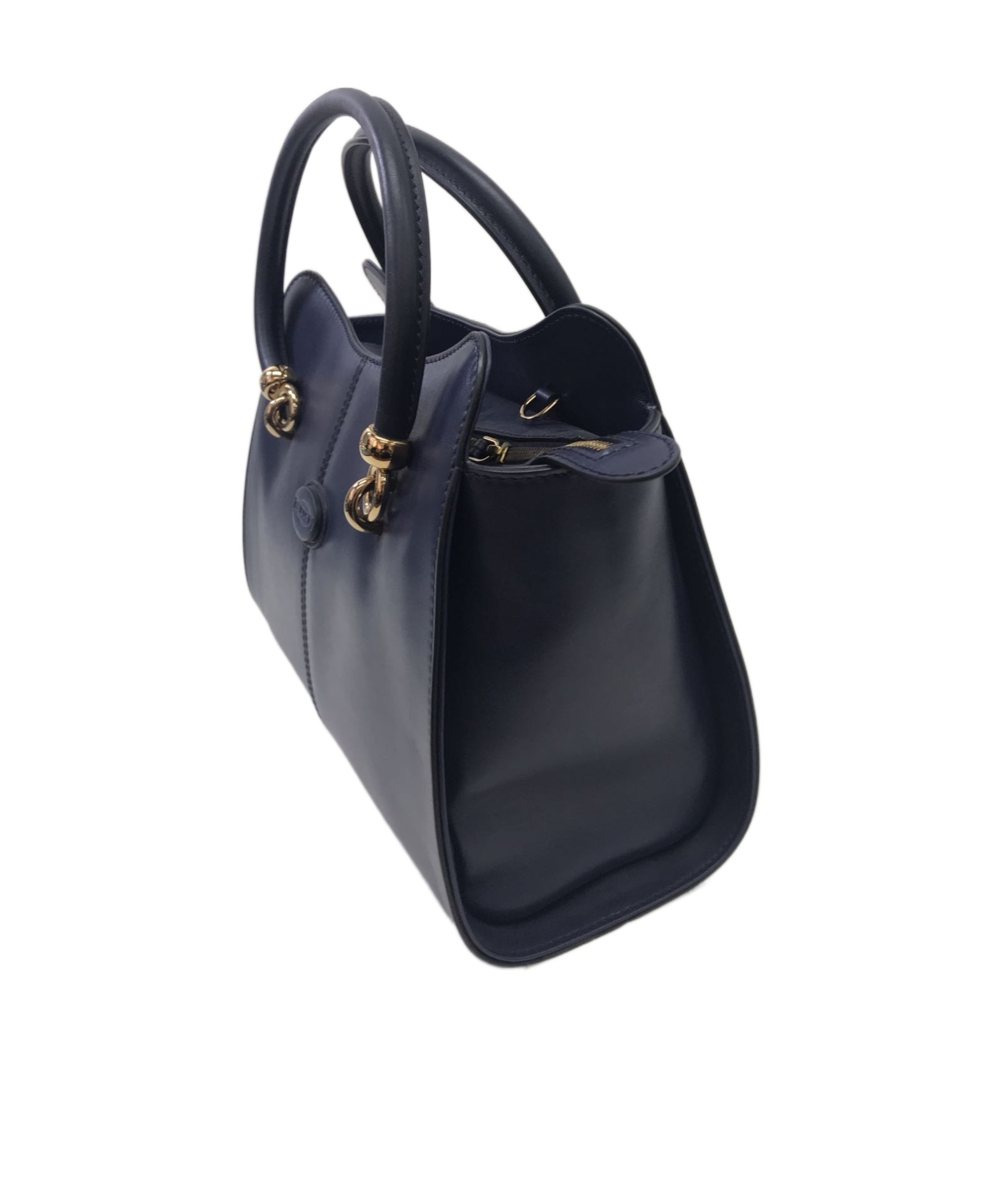 Tod's Zippered Shoulder Bag In Black