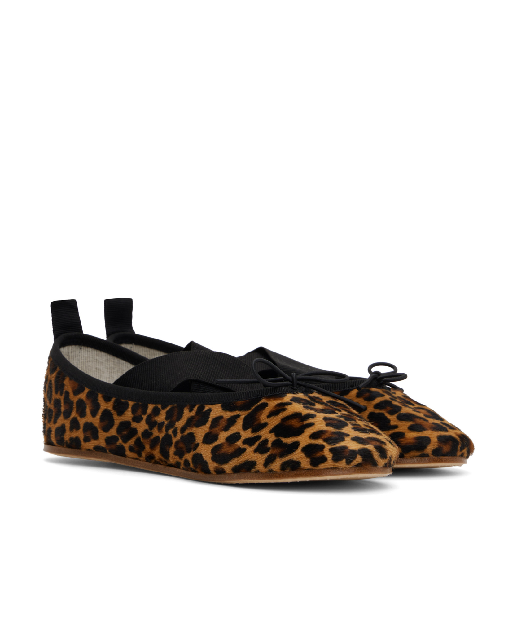 Repetto Brown Gianna Ballerina Flats In Black