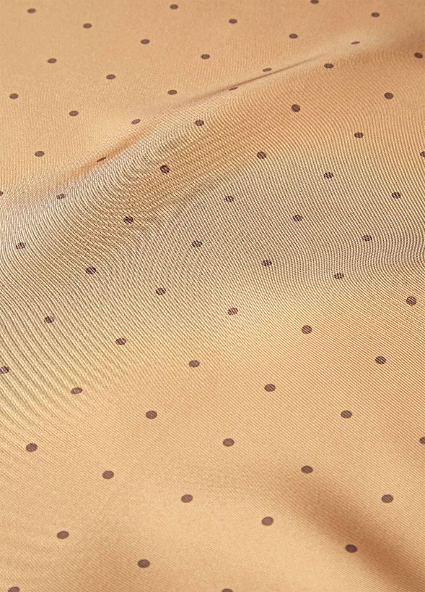 Loro Piana Pattern Silk Scarf In Lotus Root Color/brown