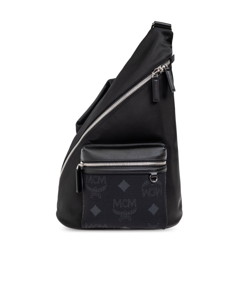 Mcm Aren Shoulder Backpack In Black