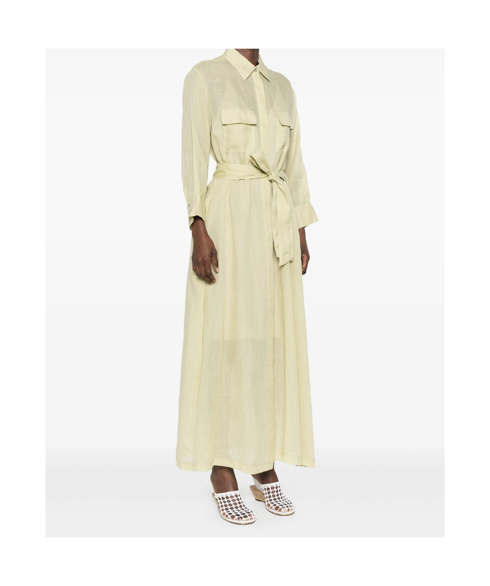 Shop Forte Forte Sheer Maxi Dress