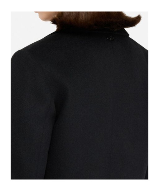 Liu •jo Single-breasted Coat In Black