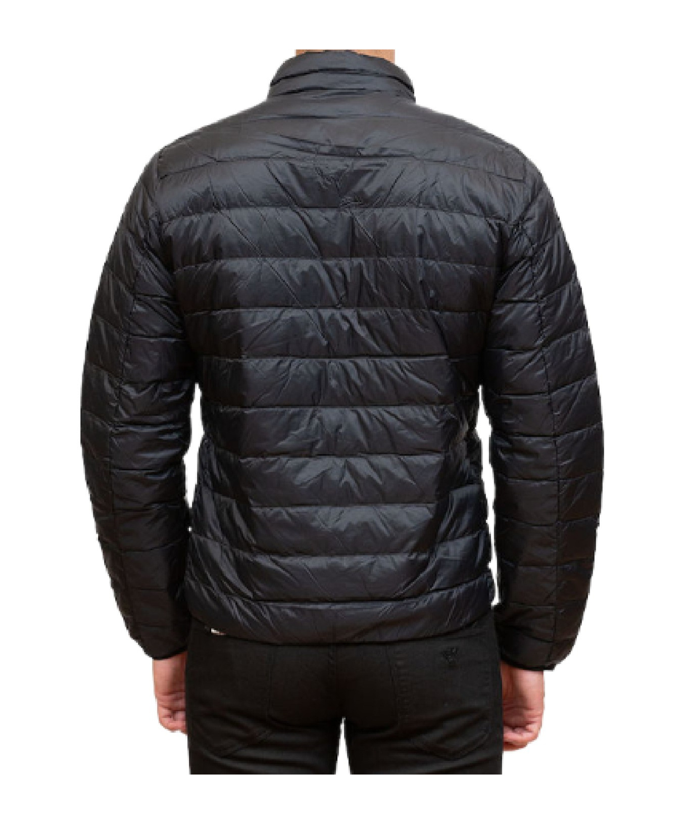 Ea7 E.a.7 Train Core Id M Down Light Jacket In Black