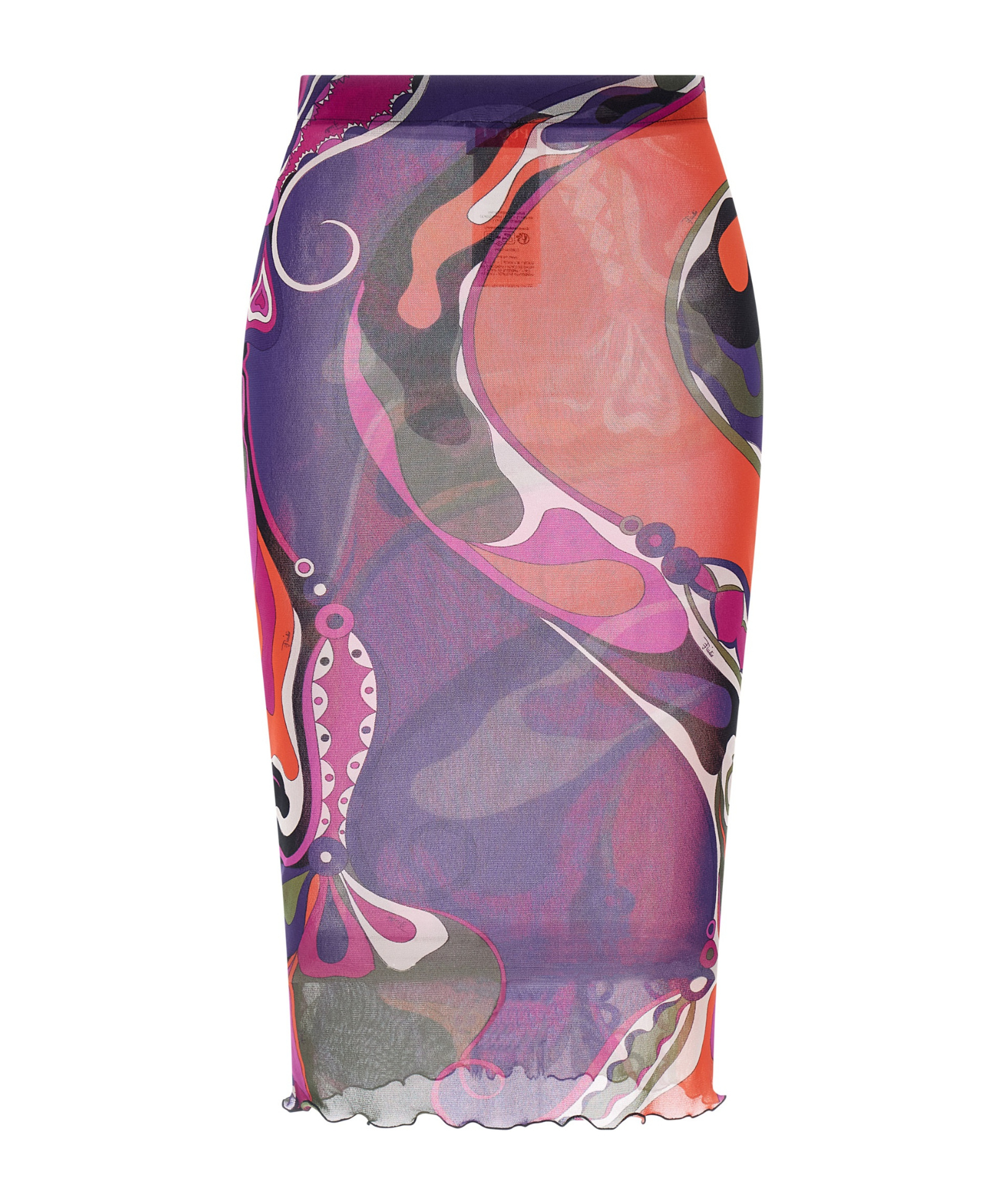 Pucci Tulle Skirt Skirts Multicolor In Multi
