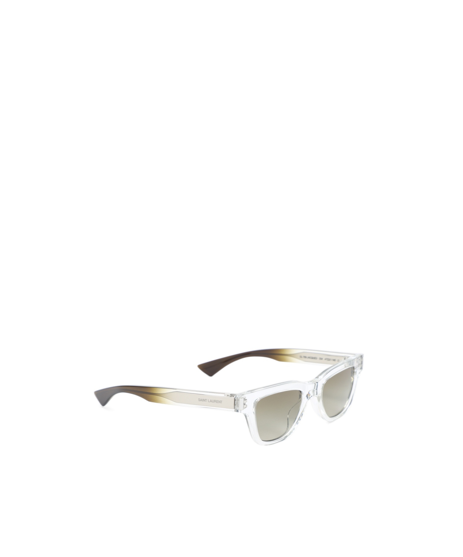 Saint Laurent Full Frame Sunglasses In White