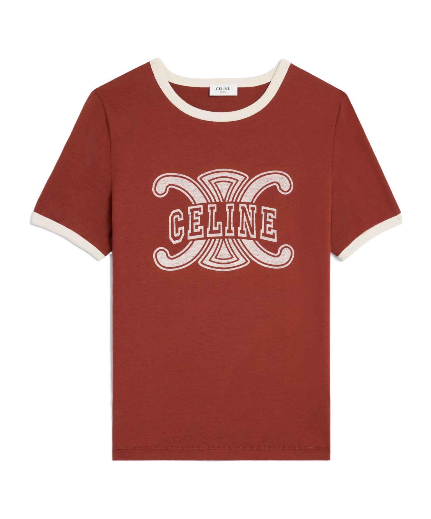 Celine 70's T-shirt In Cotton Jersey In Brown