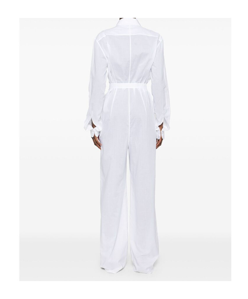 Prada Batiste Jumpsuit In White