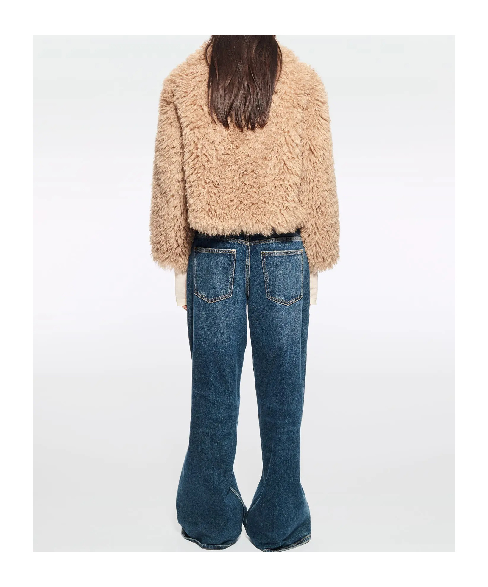 Stand Studio Zaylee Zip-up Blazer In Brown