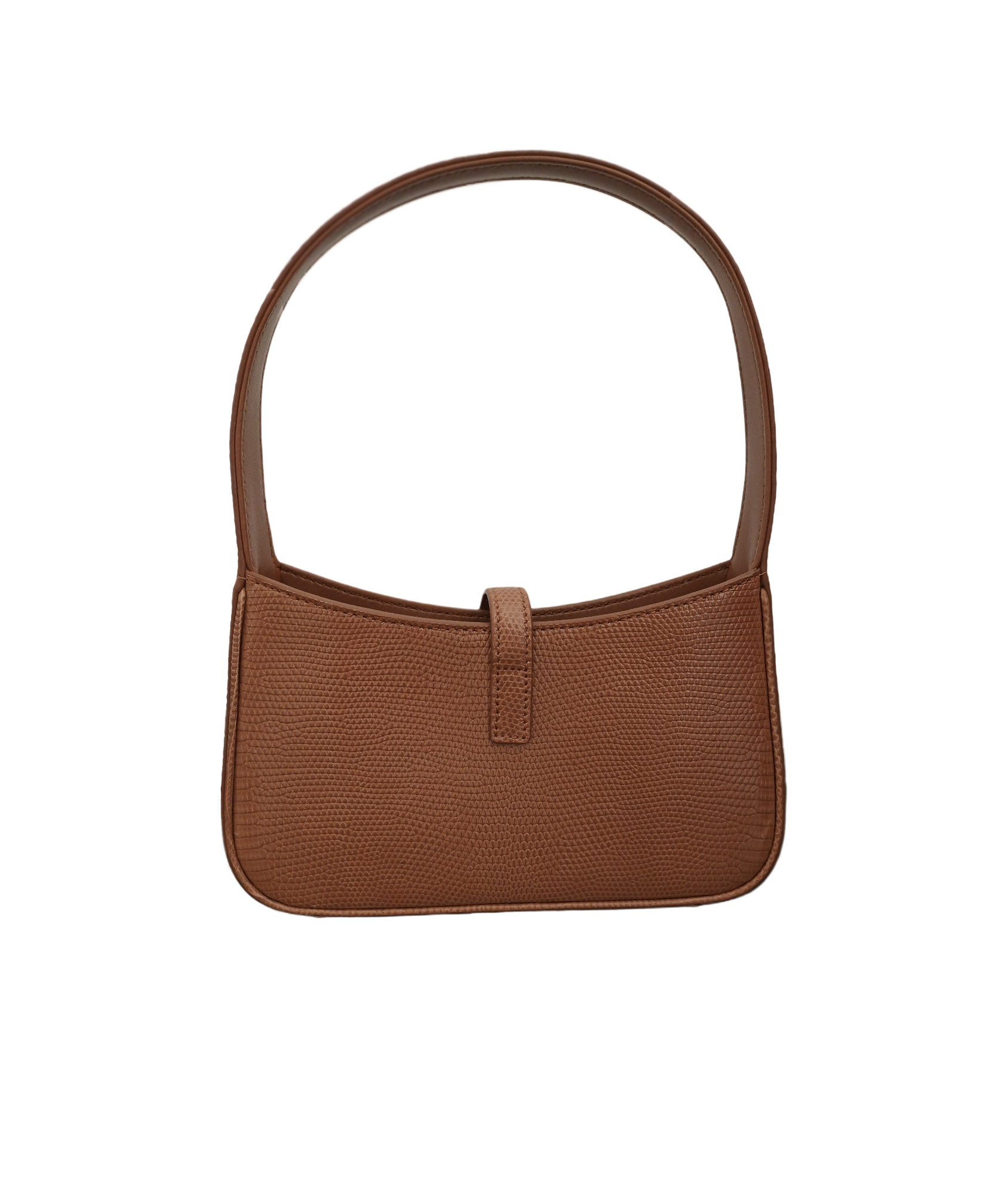 Saint Laurent Logo Shoulder Bag In Brown