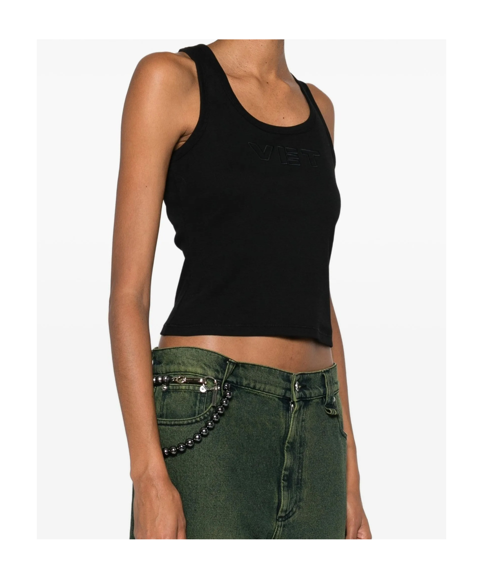 Vetements Vet Tanktop Women Clothing In Black
