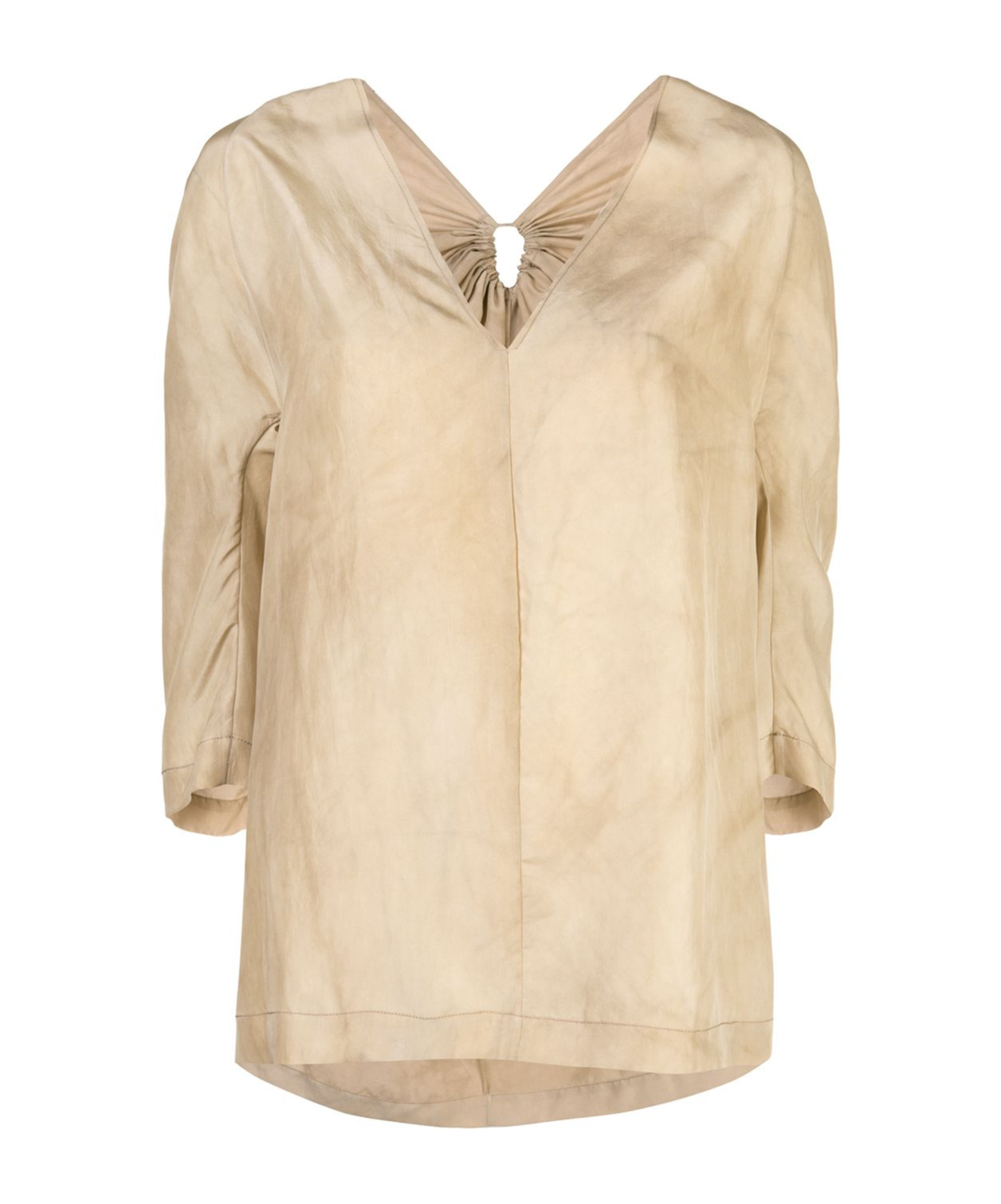 Uma Wang V-neck Blouse In Neutral