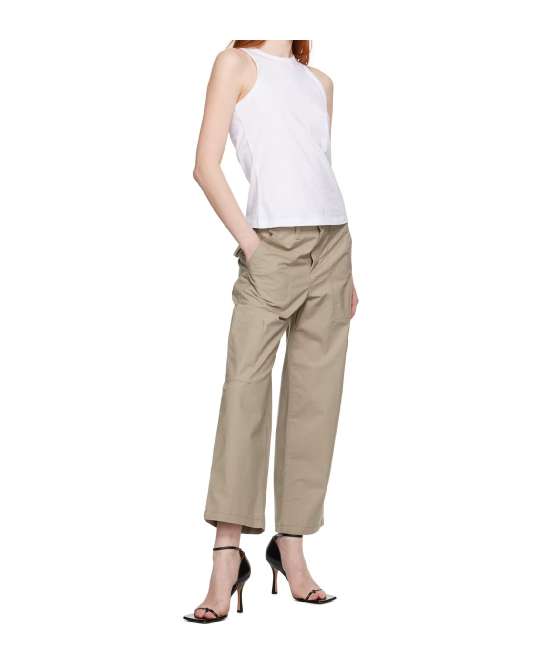Agolde Daria Wide-leg Utility Pants In Brown