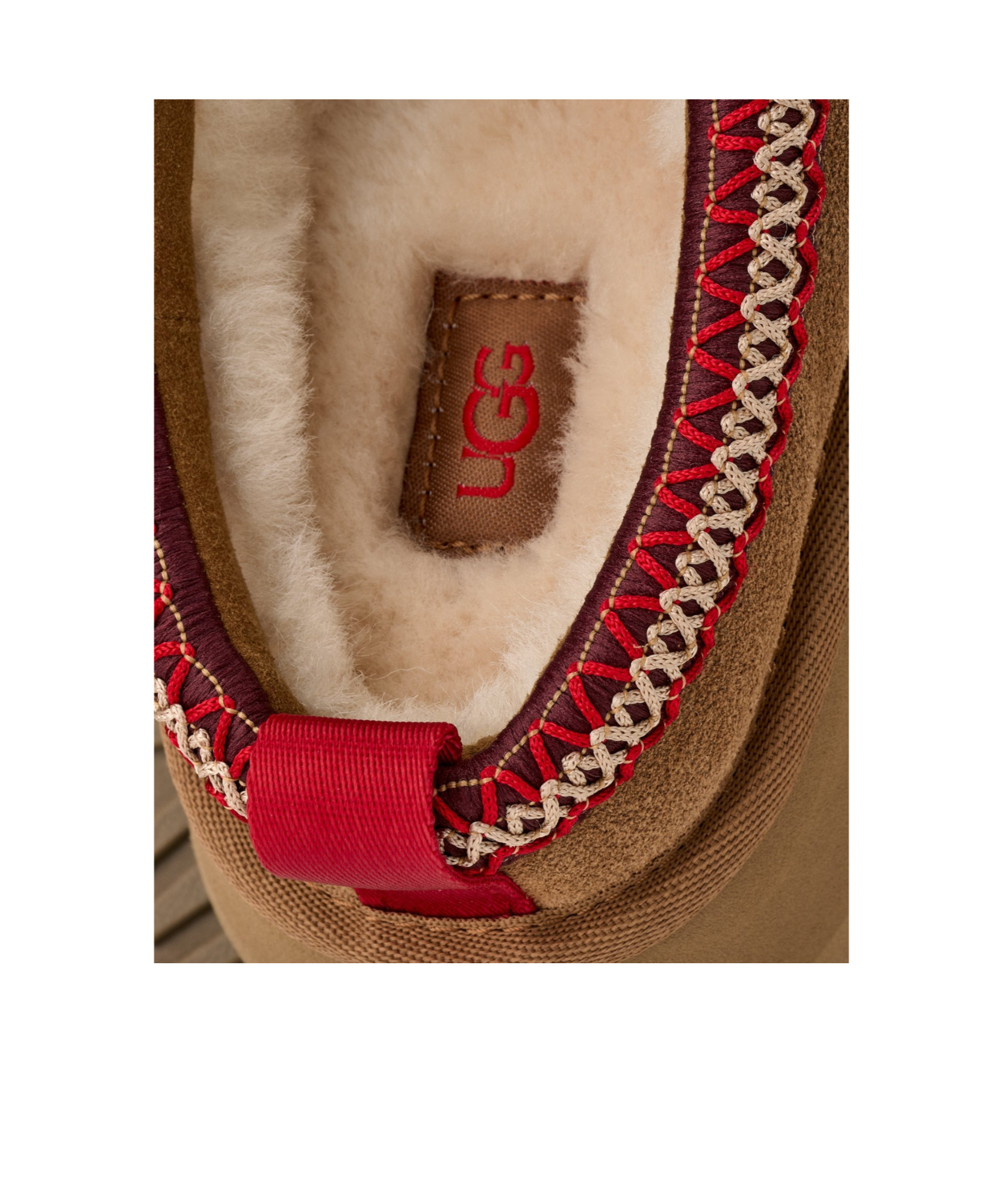 Ugg Tazz Ii 1174471-che Slipper 6 Chestnut Suede Round Toe Slip-on Rhs8109 In Brown