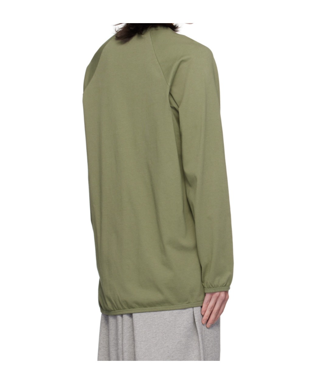 Hed Mayner Green Reebok Edition Long Sleeve T-shirt In Gray