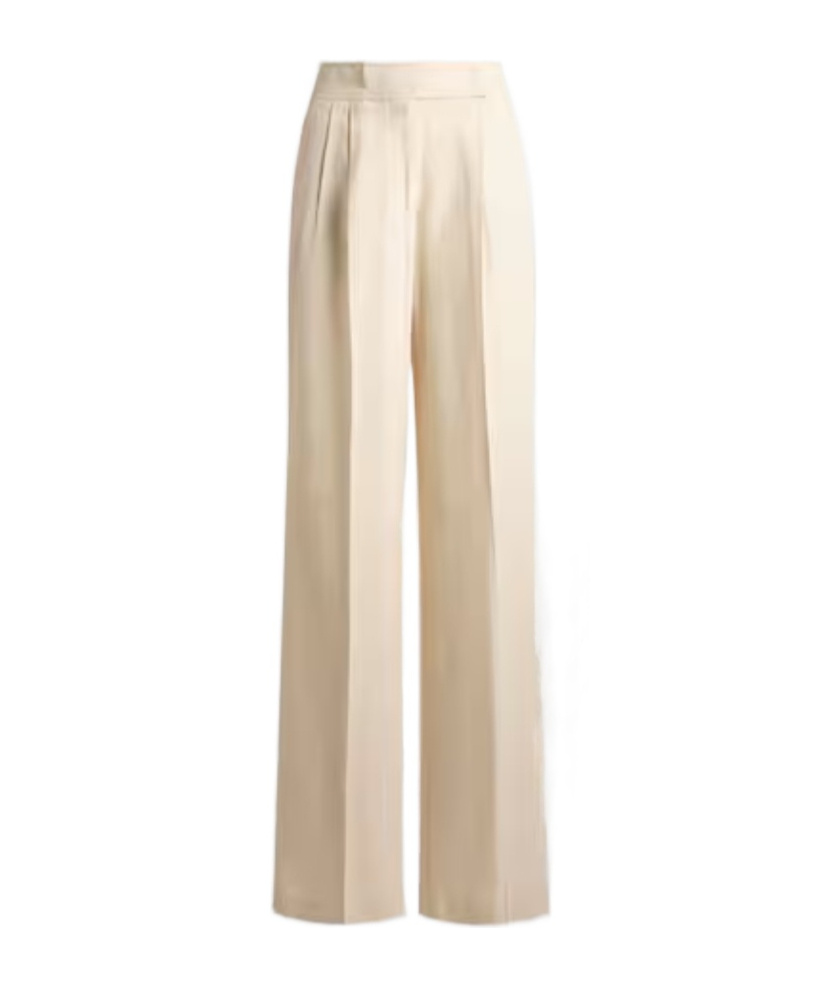 Etro Wide-leg Trousers With Pleats In Neutral