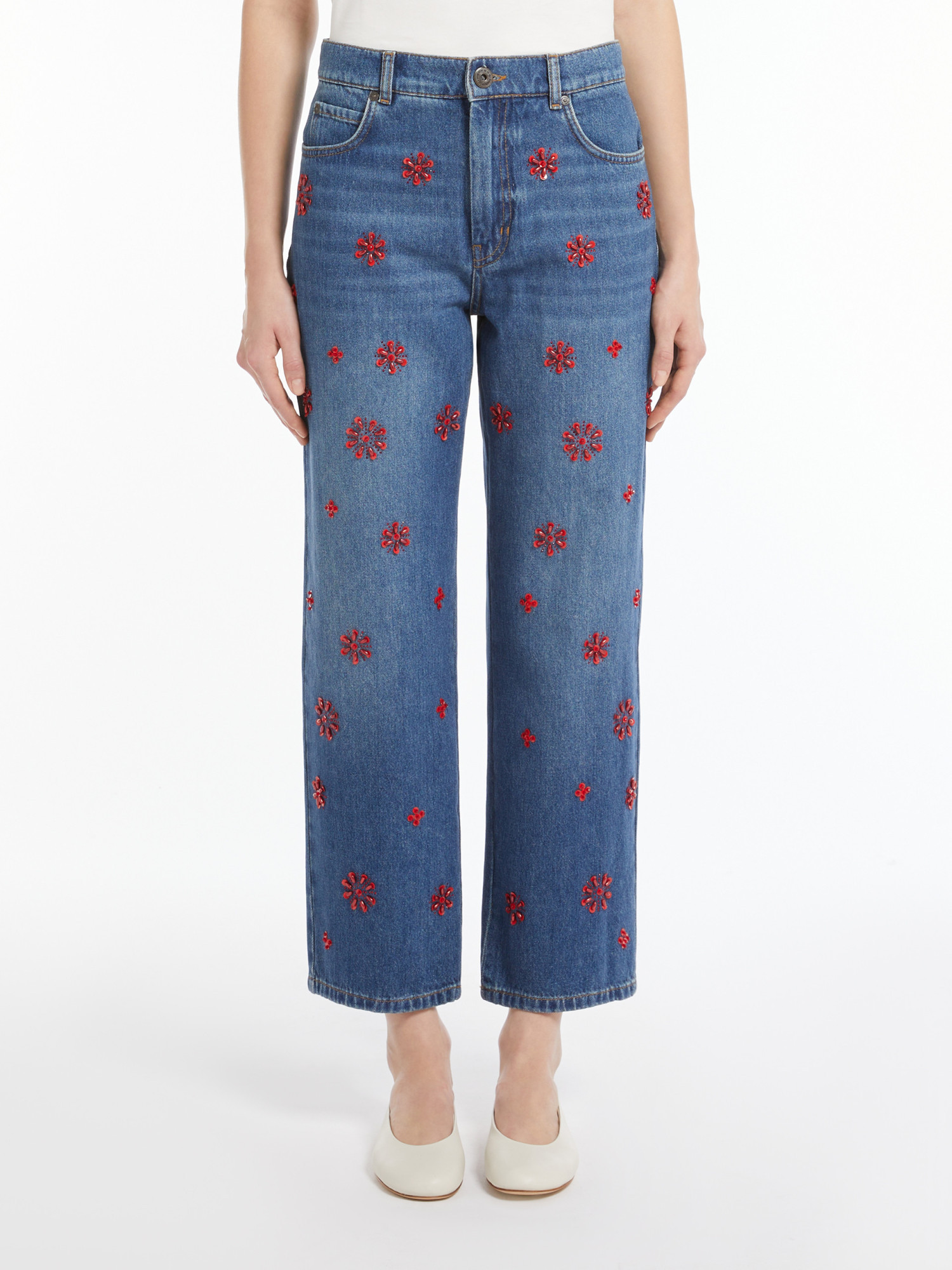 Weekend Max Mara Belt-loop Jeans In Blue