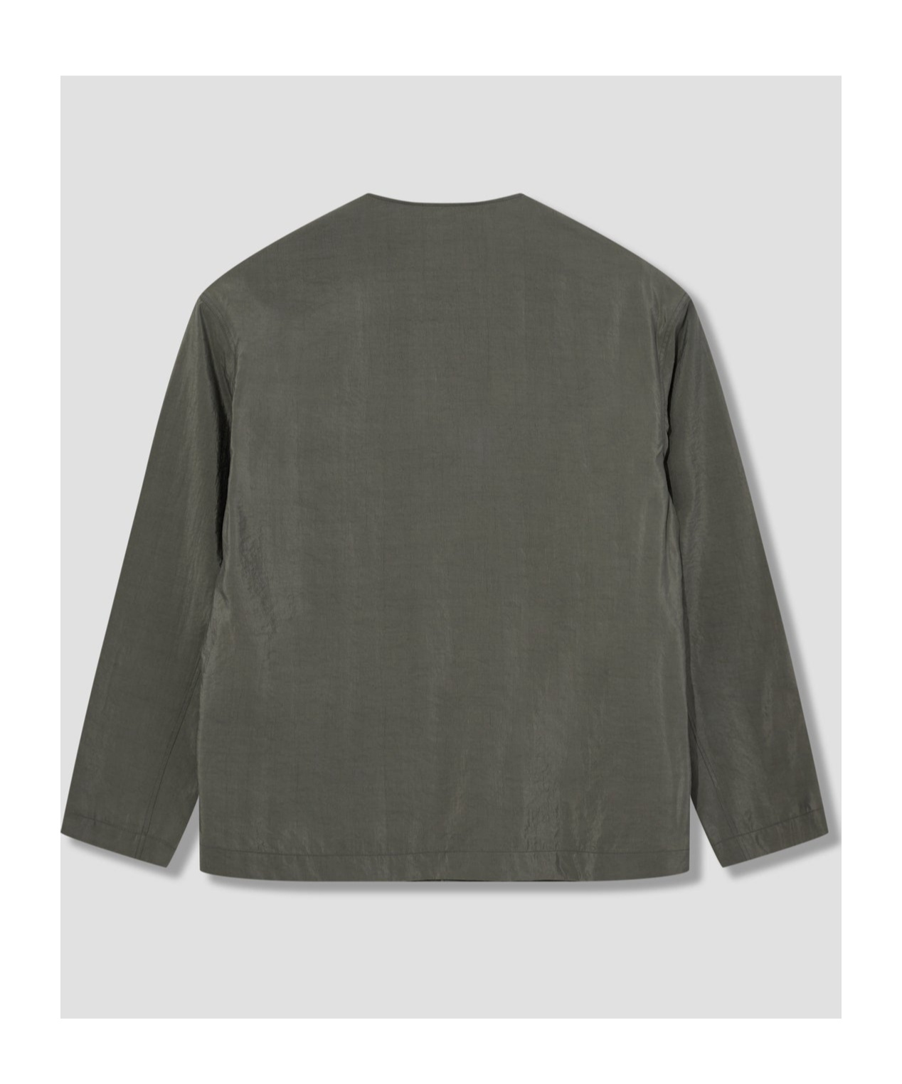 Lemaire Long-sleeved Shirt In Black