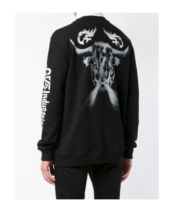 Givenchy Man Sweatshirt Black Size L Cotton In Black