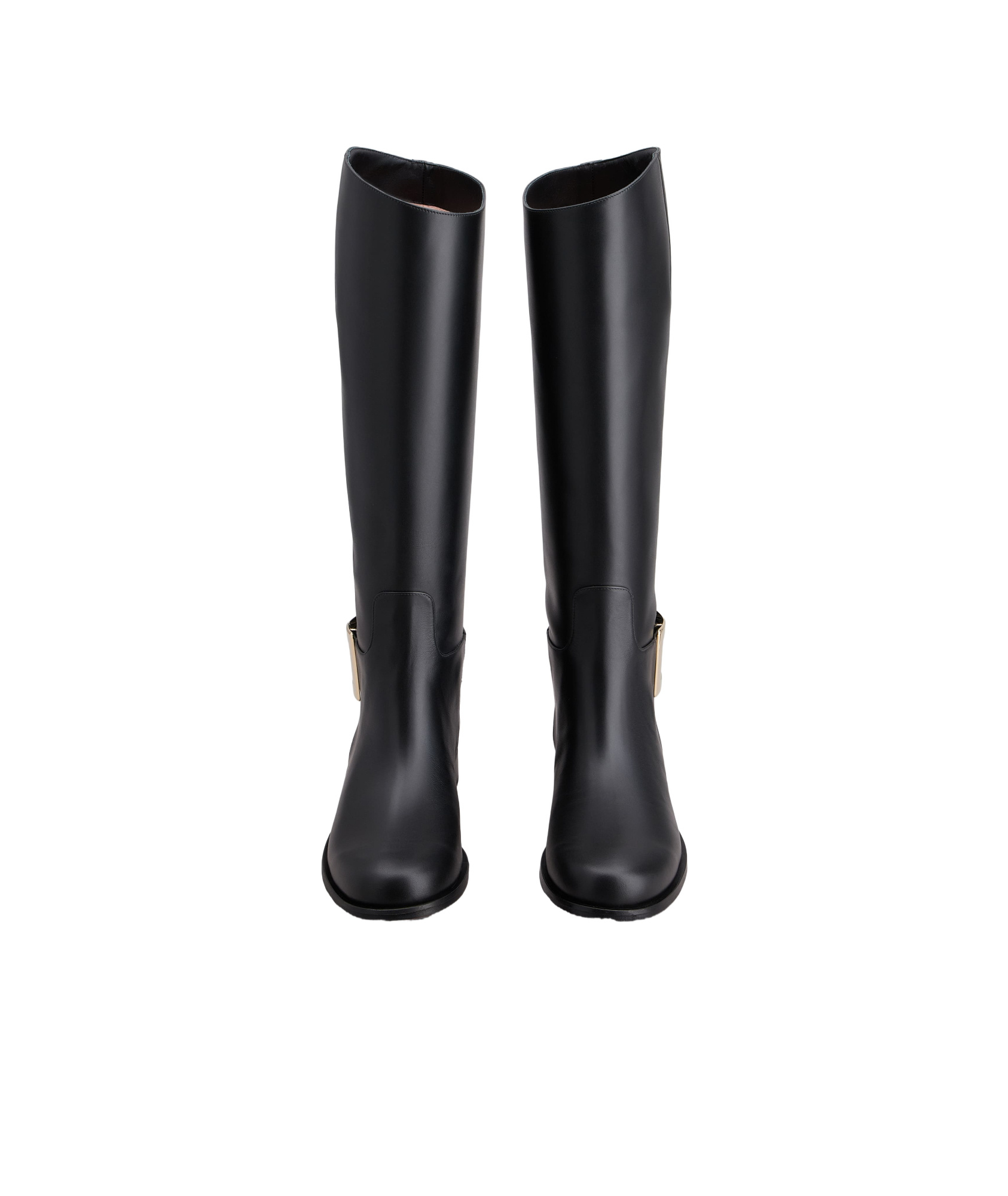 Roger Vivier "très Vivier Leather Boots In Black