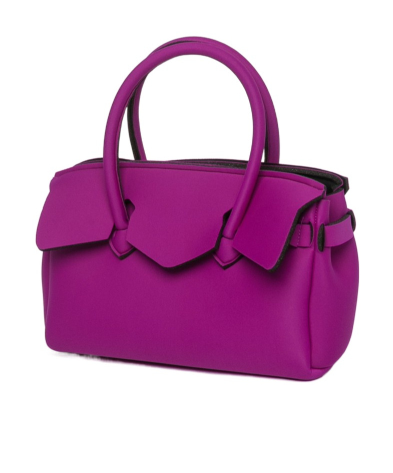 Save My Bag Missy Key-strip Shoulder Bag In Purple