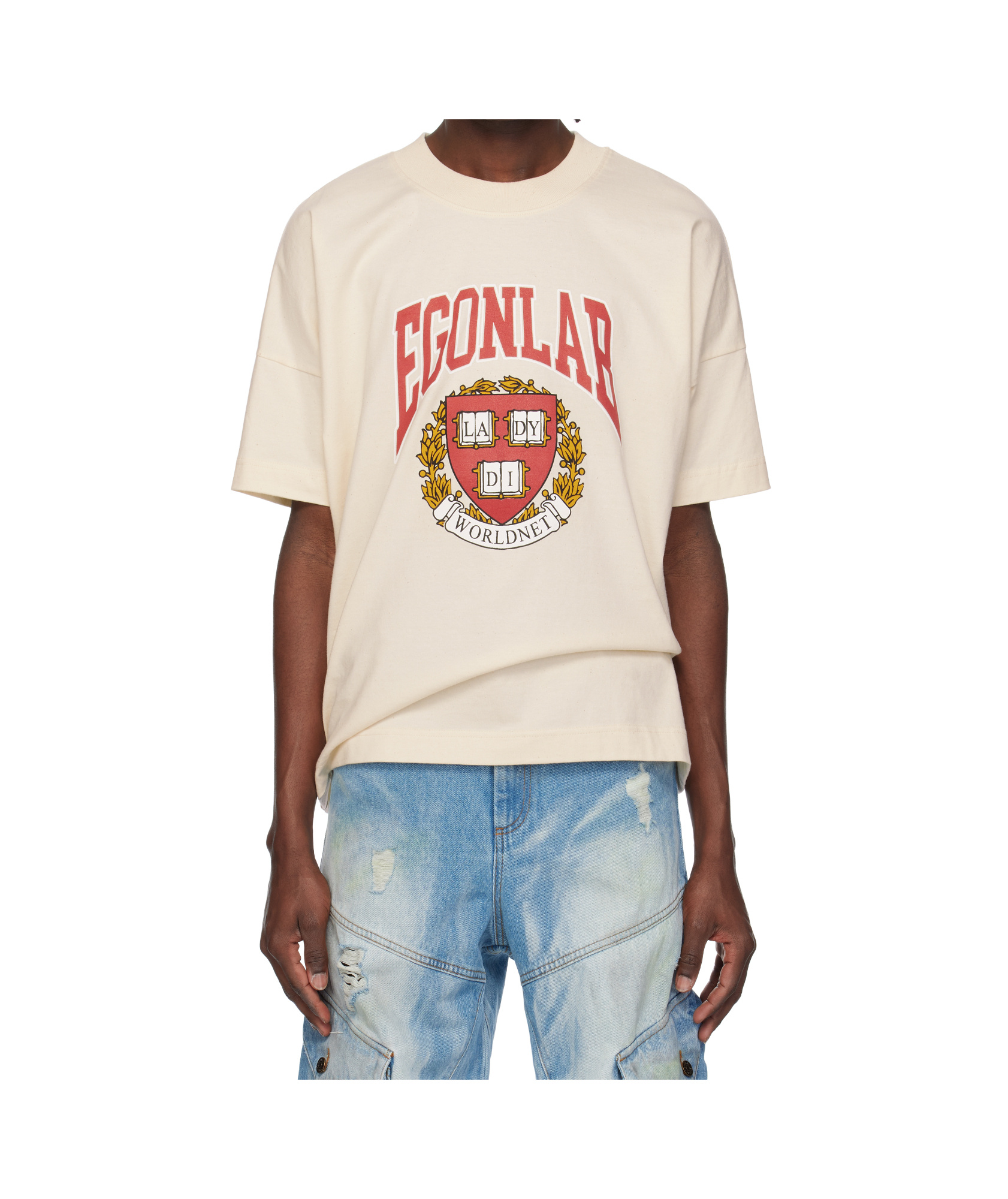 Egonlab Off-white Worldnet Edition T-shirt In Off-white