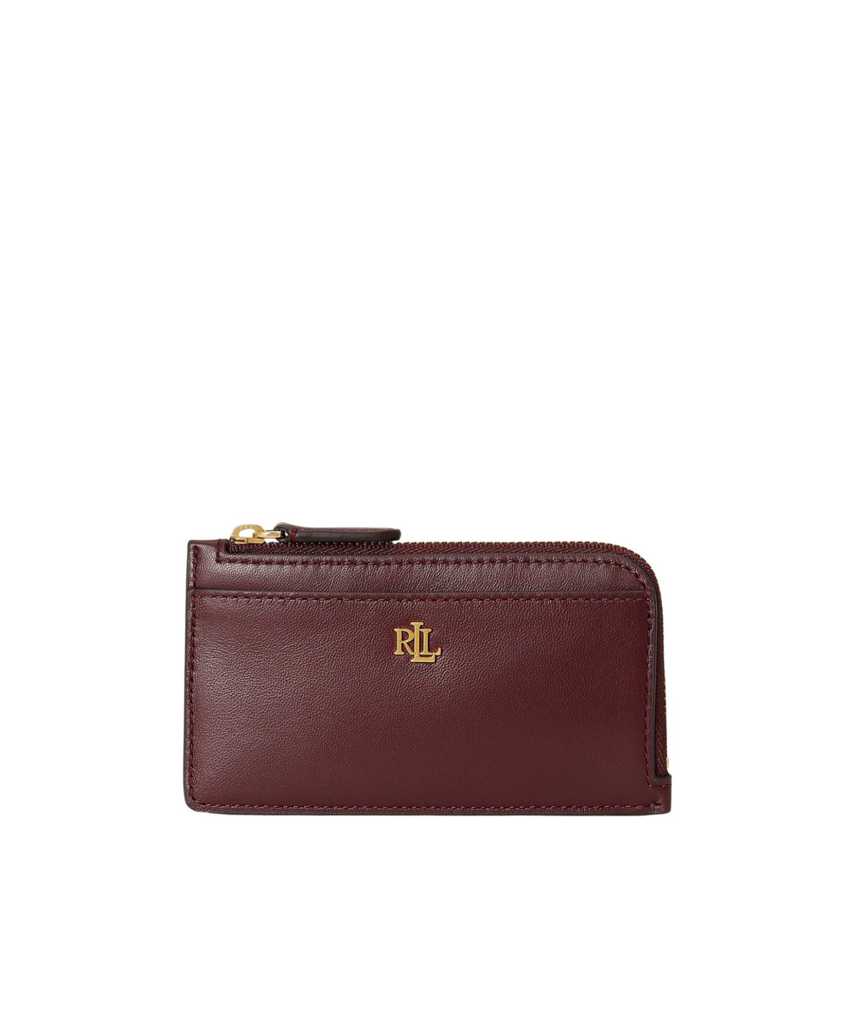 Ralph Lauren Card Case Around Purse In Red