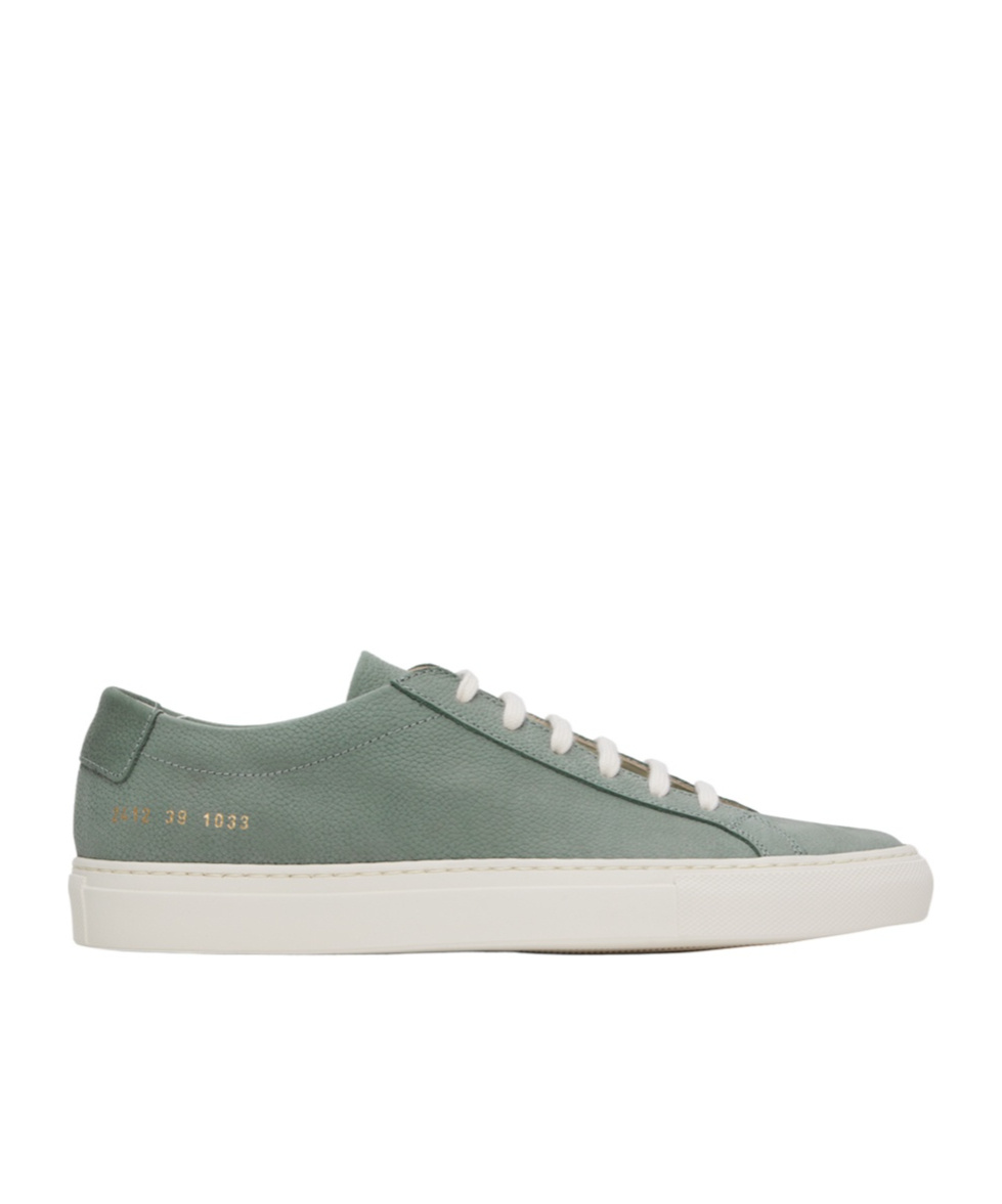 Common Projects Round Head Lacing Low-cut Casual Sneakers In Gray