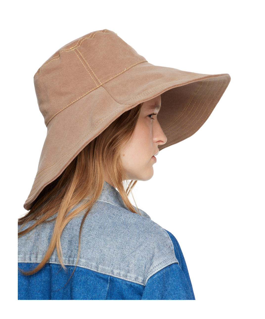 Marni Brown Organic Denim Hat