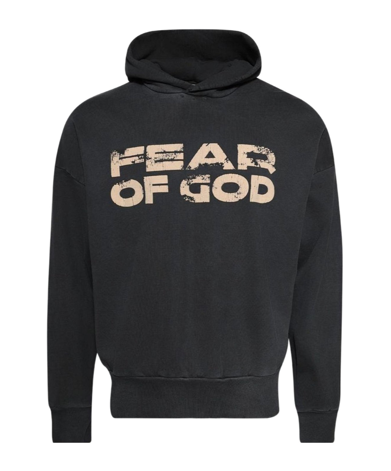 Fear Of God Hooded Knitwear With Ribbed Cuffs And Hem In Blue