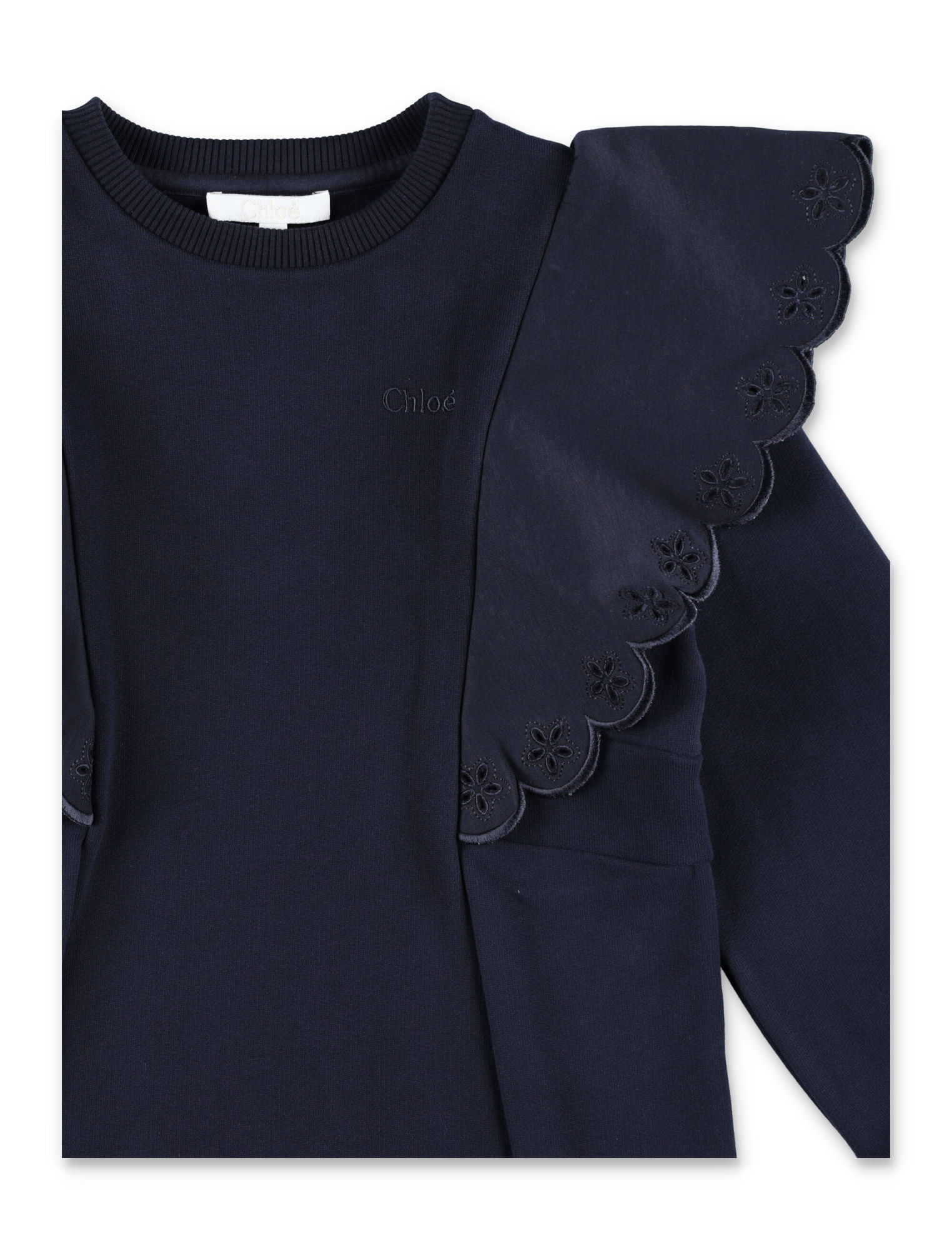 Chloé Long-sleeved Dress In Black