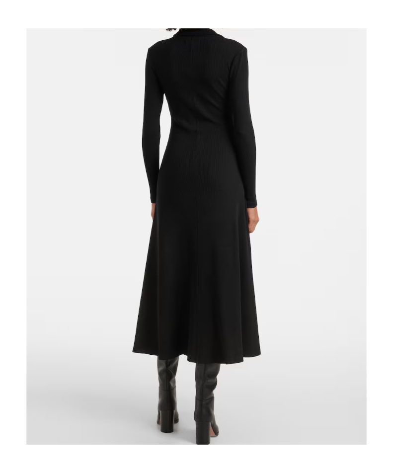 Citizen Of Humanity Gila Midi Dress In Black