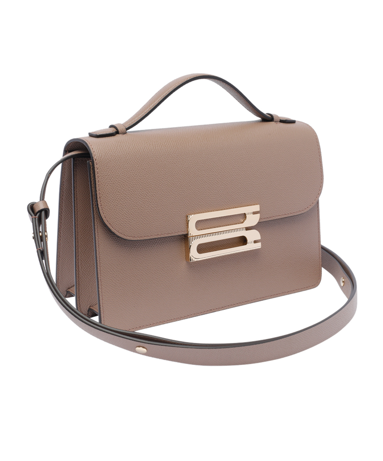Victoria Beckham Flip Shoulder Bag In Nude